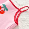 Children Summer Sleeveless T-shirt Outer Clothes Summer Girls Camisole Top Kids Girl Fruit Print Daily Homewear