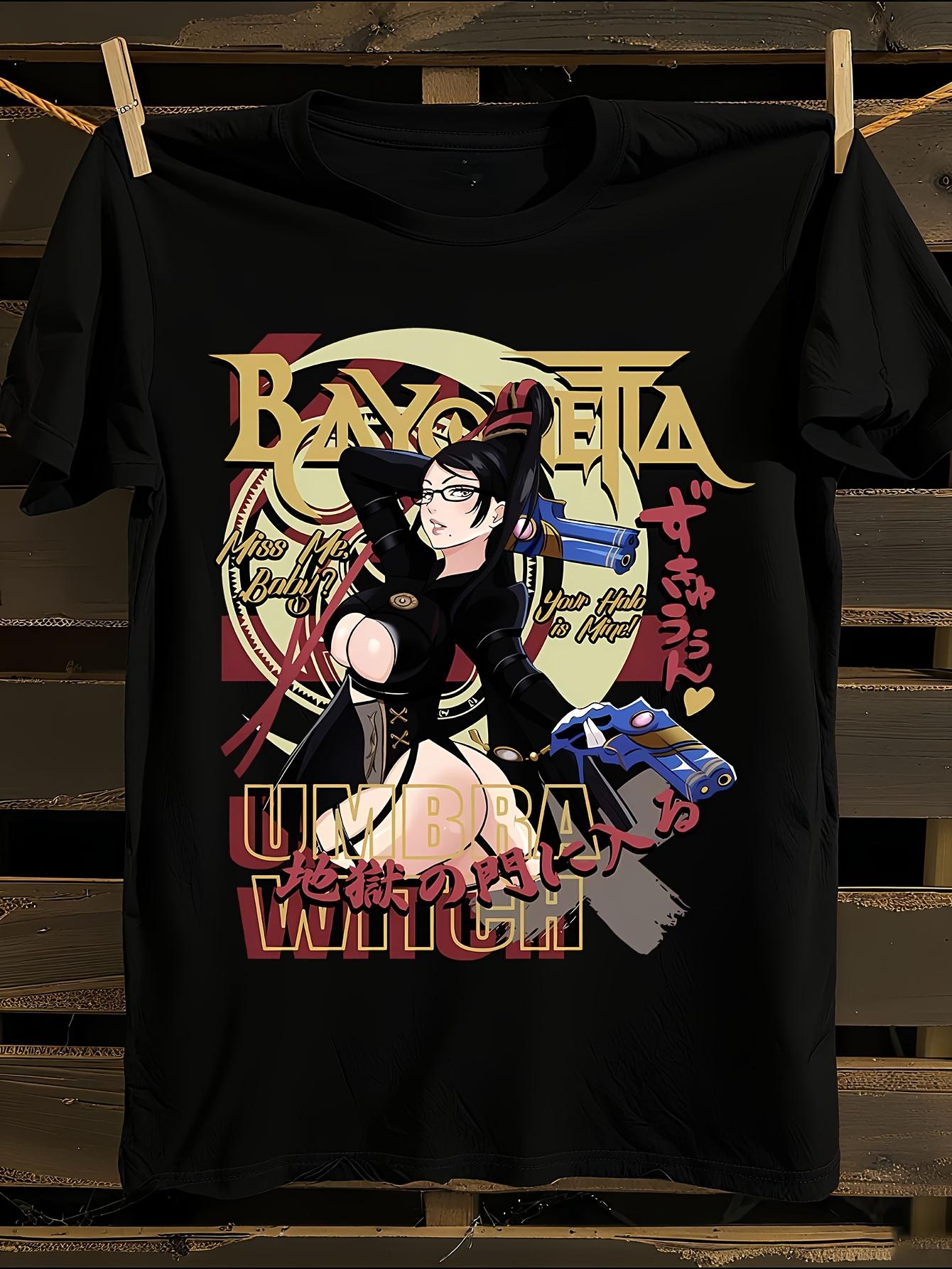 Bayonetta Anime Tshirt Anime Video Game Tshirt L