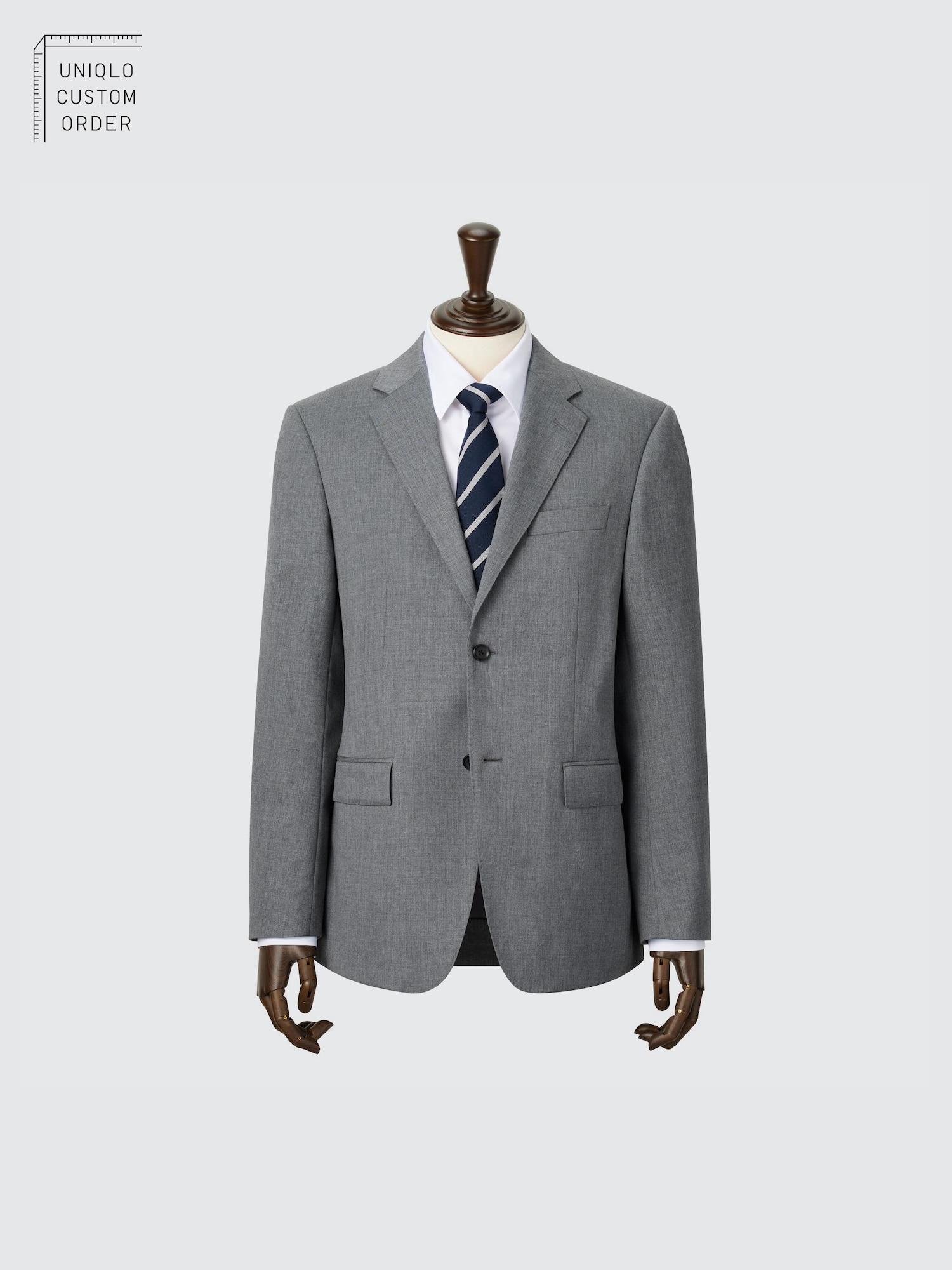 

Тонкая куртка UNIQLO JAPAN из эластичной шерсти Можно настроить 05 GRAY/40