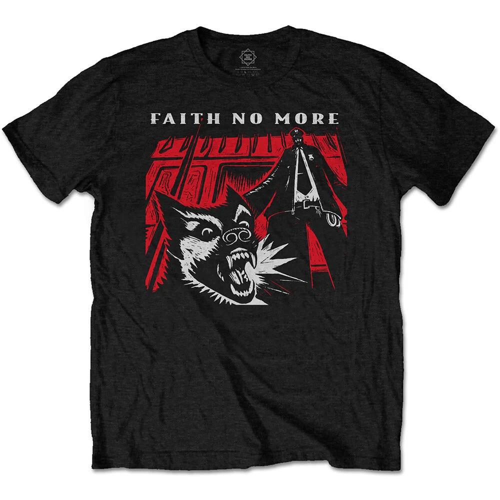 American Vintage Faith No More King for A Day Men's T-Shirt Summer New Vintage Fashion Men's and Women's Streetwear
