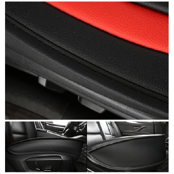 Leather Car Seat Covers Front Protector Full Surround Seat Cushion Anti-slip Pad