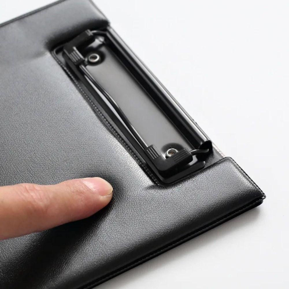 A4/A5 Clip Boards Black Contract Clamp Ultra-Smooth Writing Pad  Business Meeting