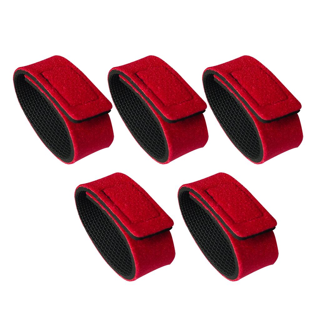 5Pcs Fishing Rod Tie Holder Strap Outdoor Fishing Rod Carry Strap Adjusted Tackle Holder Hook Tie