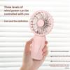 Portable Handheld Small Fan ABS Lightweight Cute Appearance USB Rechargeable Mini Fan for On Go Cooling Portable Mini Pocket Fan
