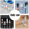 Magnetic Cable Organizer: Nail-Free Self-Adhesive Clip and Tie Holder