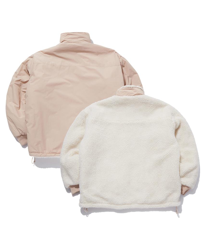 Urbanage Reversible Fleece Jacket_Ivory
