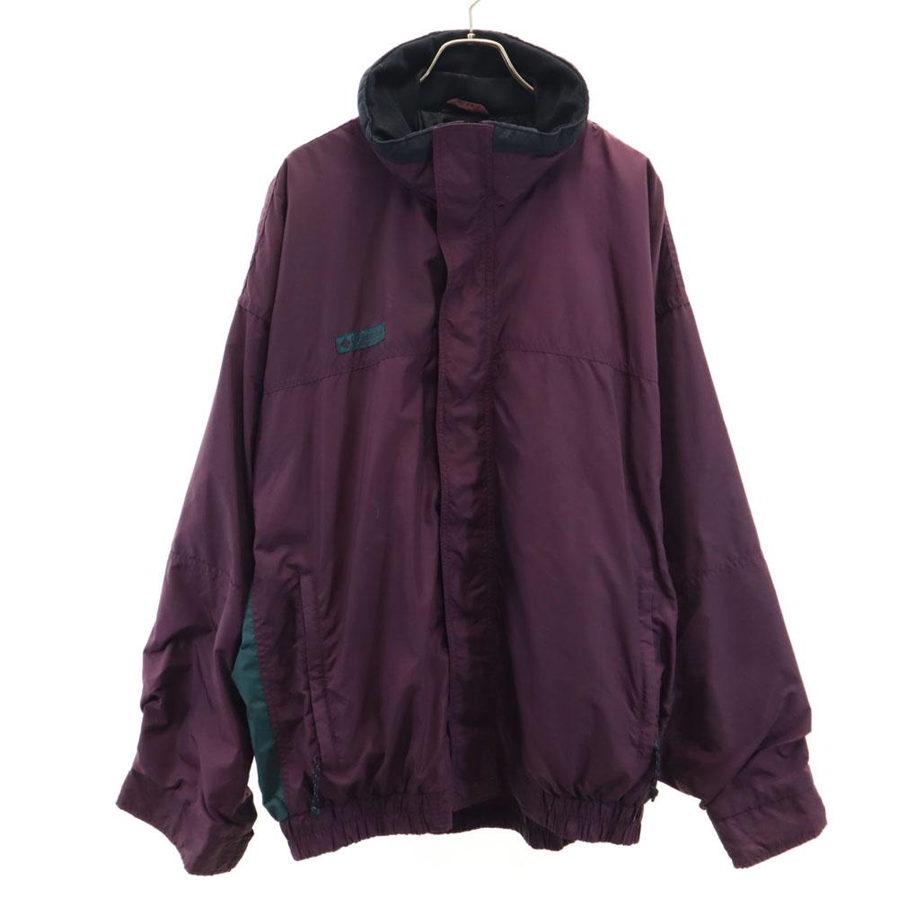

Columbia 90s Old Two-tone color Nylon jacket wine-red Outdoors Men s Used