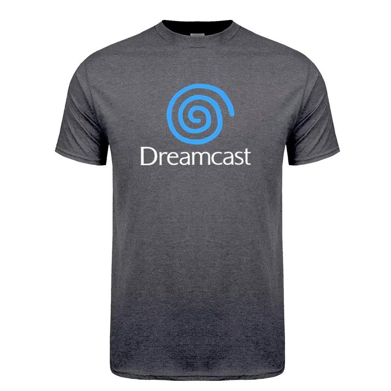 

Dreamcast Tribute Blue Swirl T Shirt Summer Cotton Short Sleeve Dreamcast T-shirts Gift WoMan Tops Tee S