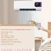 Wall Heater Electric Space Heater Quick Heating Remote Control Household Heater for Bedroom Garage Office Household