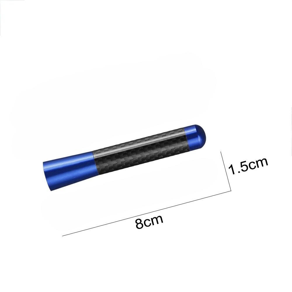 Antenna Radio Corta Universale per Auto 3cm/5cm/12cm Antenna per Tetto Auto in Fibra di Carbonio Antenna Radio Aerea Ricevitore FM/AM Antenne Metalliche