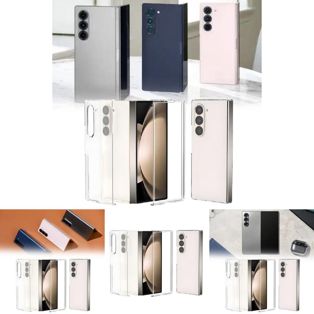 For Samsung Galaxy Z Fold Foldable Phone Cover With Transparent Flip Design And Impact Resistance For Daily Use