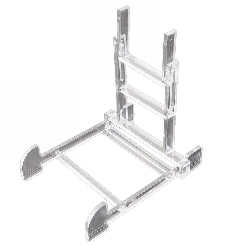 Transparent/black Display Stand Easel Bowl Plate Picture Holder For 6-10dish