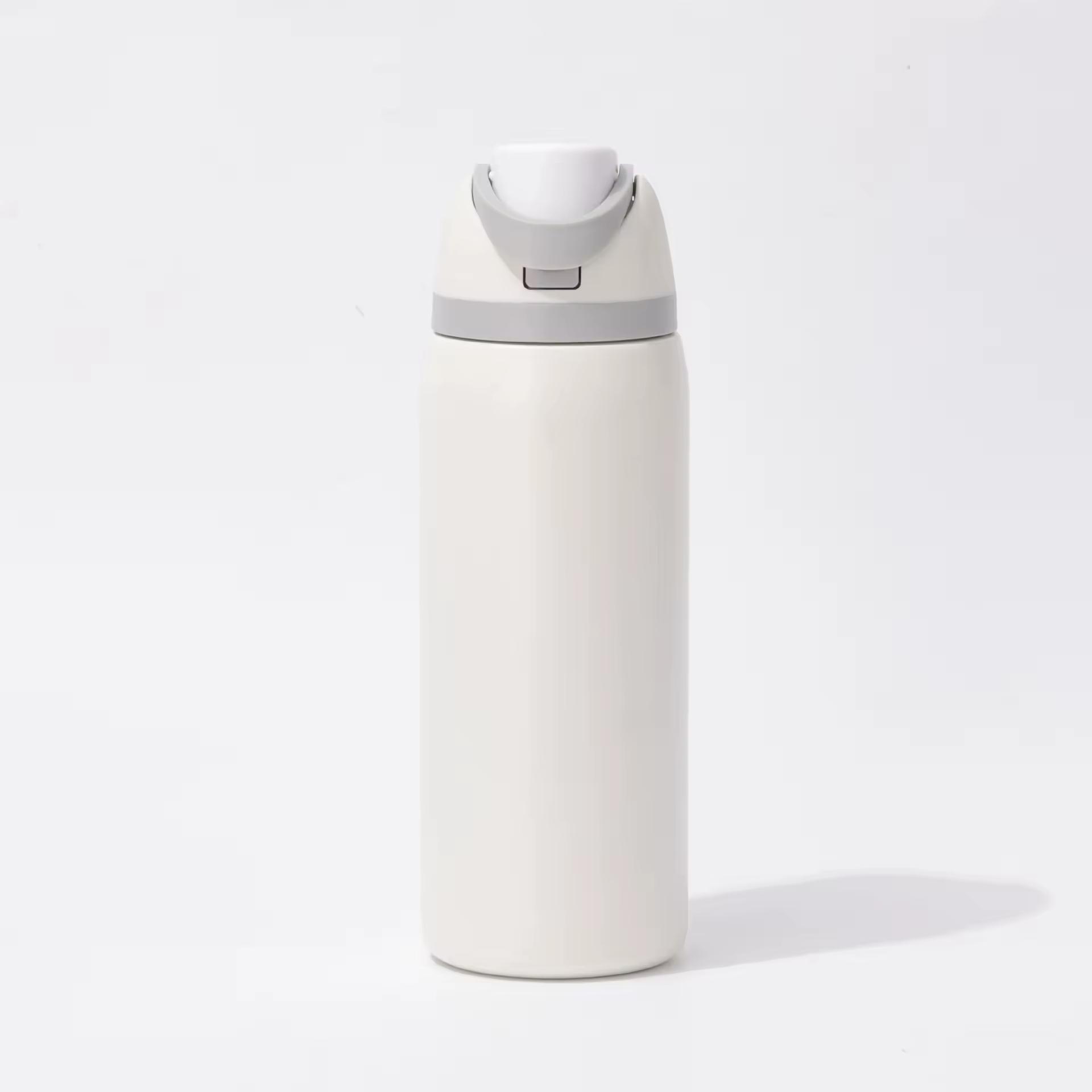 Original Factory 16oz 19oz 24oz 32oz Stainless Steel Water Bottle Owa BPA Free Double Wall Vacuum Cups Printed Flask Mugs 16 oz(453.59g) белый