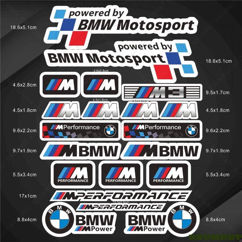 Vinylové nálepky s logem pro motocykl BMW