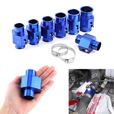 Metall Auto Wasser Temperatur Gelenkrohr Schlauch Temperatur Sensor Adapter Blau
