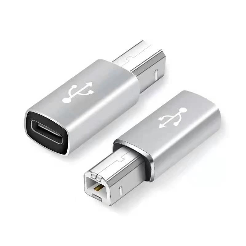 Type-C To Square USB Adapter for Electric Piano Printer Interface & MIDI Connection