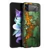 Vintage Industrial Style Rusty Pattern Case For Samsung Galaxy Z Flip 7 6 5 4 3 Z Flip7 Flip6 Flip5 Flip4 5G Phone Cover Flip3 F