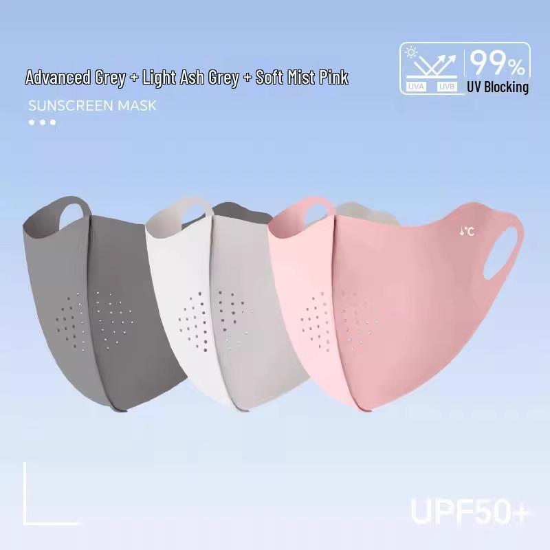 2025 Unisex 3D Ice Silk Sunscreen Mask: High-Value, UV-Protective, Breathable Summer Face Cover
