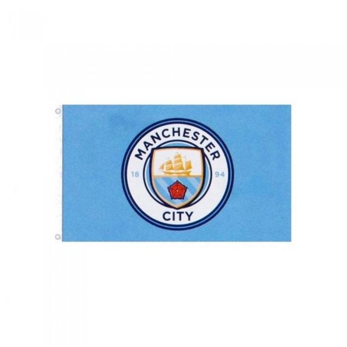 Manchester City FC Core Crest Flag