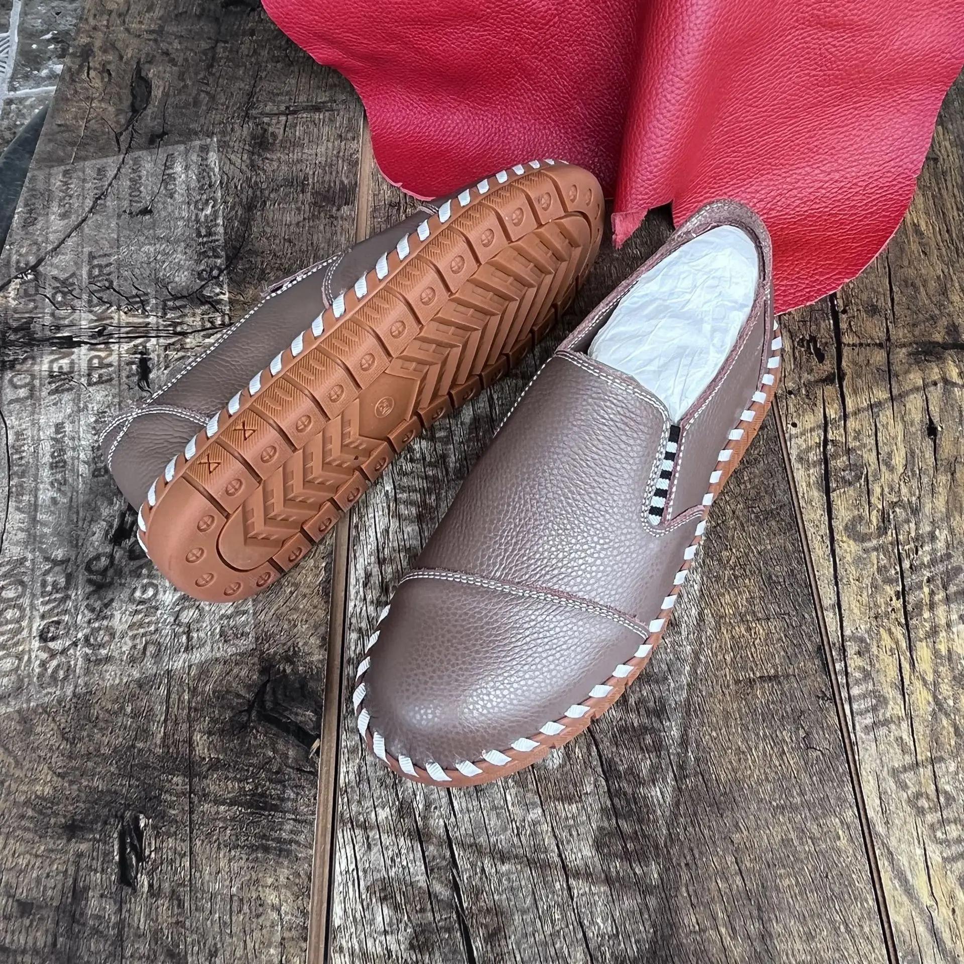 

Мужская обувь из натуральной кожи, обувь слипоны, лоферы из натуральной кожи, дизайнерская обувь в итальянском стиле, мужские мокасины, для активного отдыха 45 коричневый