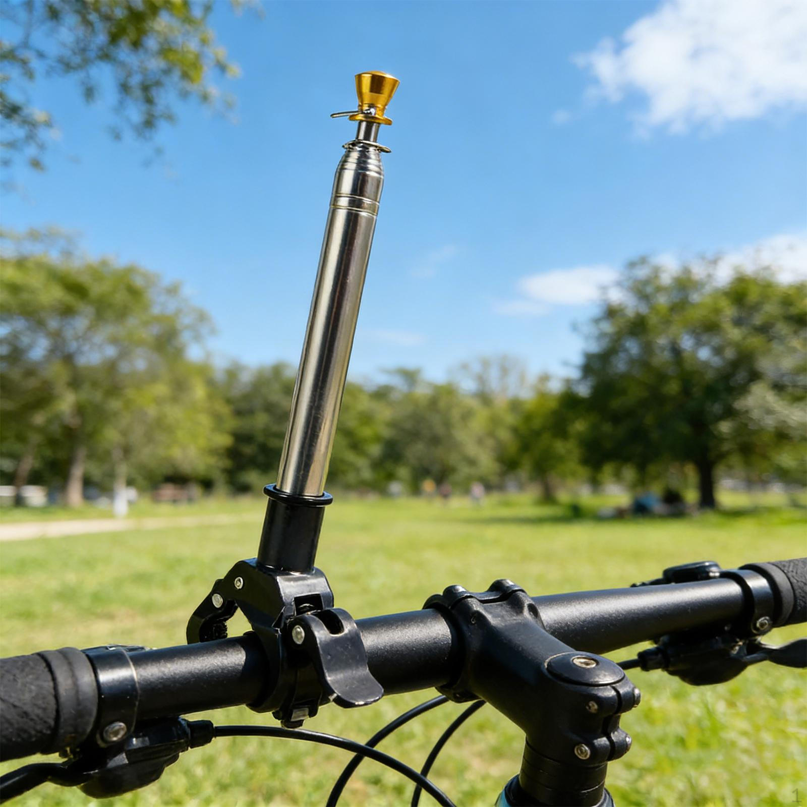 Motorcycle Flagpole Mount Stand Weather Resistant Sturdy Display Bracket Accessories