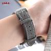 Vintage Denim Watch Strap Handmade Stitching Cowhide WatchBand 18mm 20mm 22mm Men‘s Universal Smartwatch Wristband Quick Release