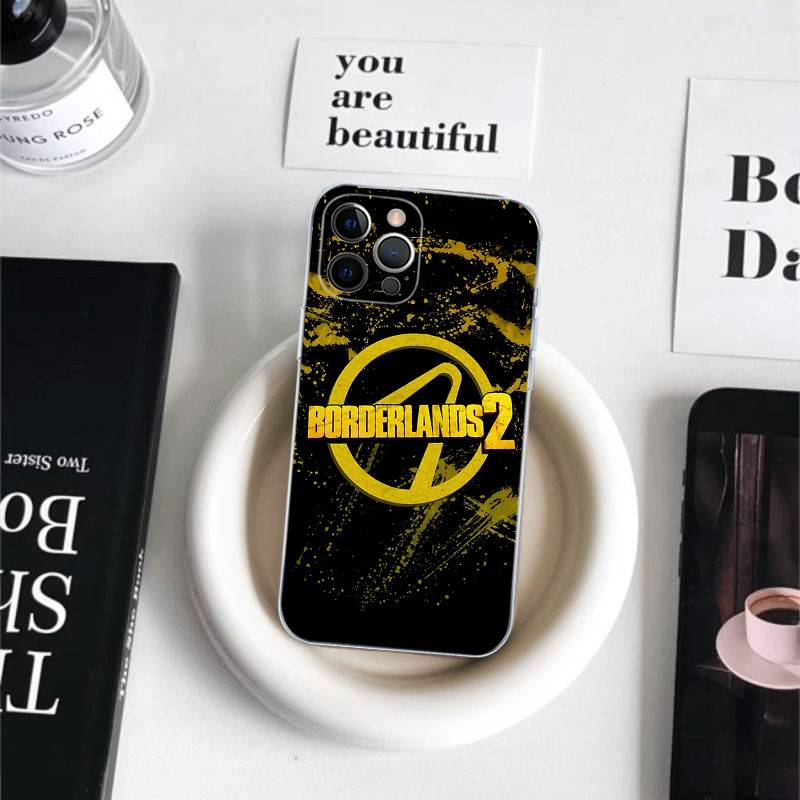 Game B-Borderlands For IPhone 17 16 15 14 13 12 11 Pro Max Plus Transparent Soft TPU Phone Cover