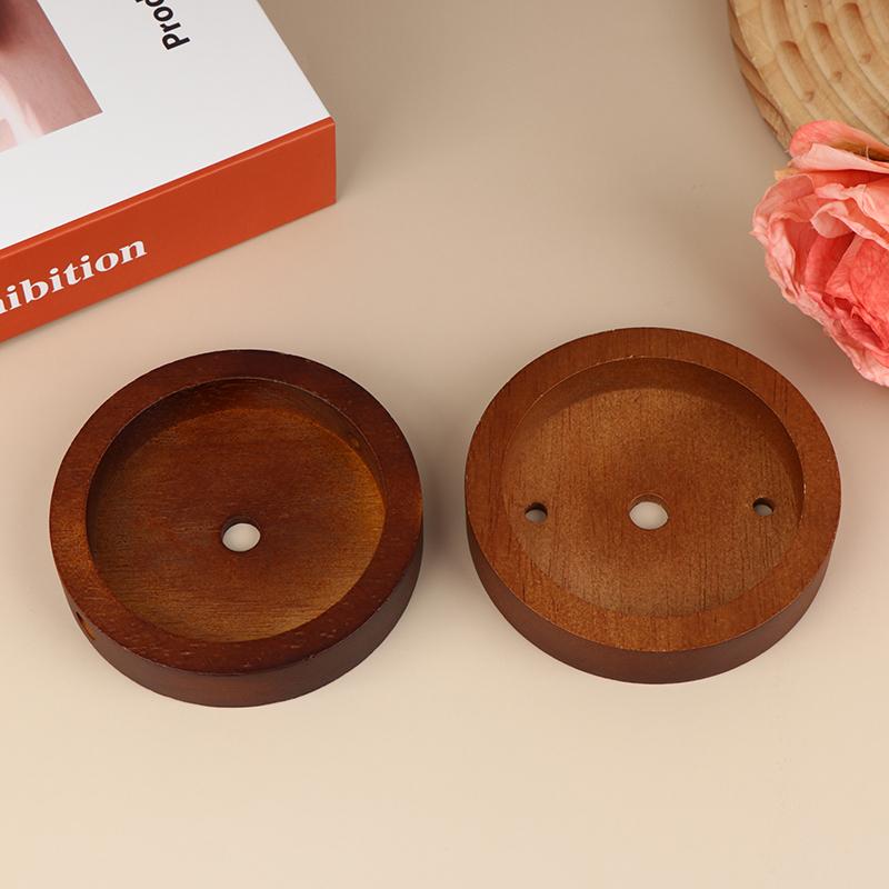 10/12Cm Holz Lampenfuß Modern Deckenplatte Holz Deckenhalter Pendelleuchte Fassung Kronleuchter Basis DIY Beleuchtungszubehör