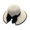 Natural Fibers Bowknot Sun Hat Adjustable Comfortable Wide Brims Fisherman Hat For Women Travel Gardening Casual Wear