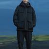 Uniqlo X White Mountaineering Collaboration High-Performance Composite Zipper Loose-Fit Hooded Down Jacket Men outerwear Black 442563-09