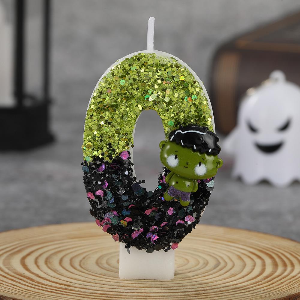 Hulk-Themed Birthday Number Candles - Cute, Funny Party Decorations