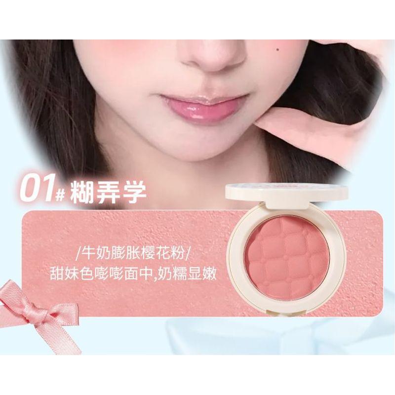xixi - Lattice Cloud Atmosphere Blush - 5 Colors