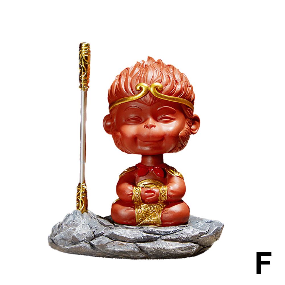 

Для Черной Мифологии Статуэтка Фигурка Скульптура Король Обезьян Настольное Украшение с Золотым Посохом 2024 Декор Приборной Панели Автомобиля CN