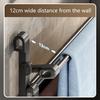 Wall Mounted Folding Shoe Rack 2 Tiers Space Saving Designs for Bathroom and Entryway Without Drilling Required