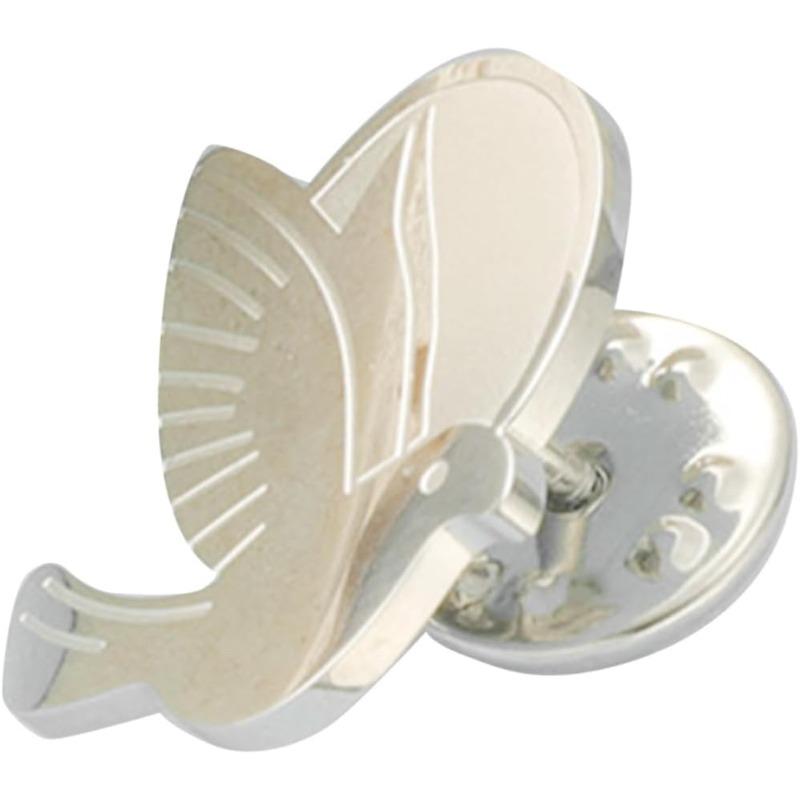 

1 шт. Нержавеющая сталь, персонализированный минималистский, животное голубь птица, голубь мира, брошь запонки ювелирные изделия 2.00X1.50X0.20CM