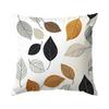 1 Pc 45X45 Cm Leaf Pattern Cushion Cover For Living Room Sofa Bedroom Home Decor Square Autumn Pillowcase Waist Pillow Cover