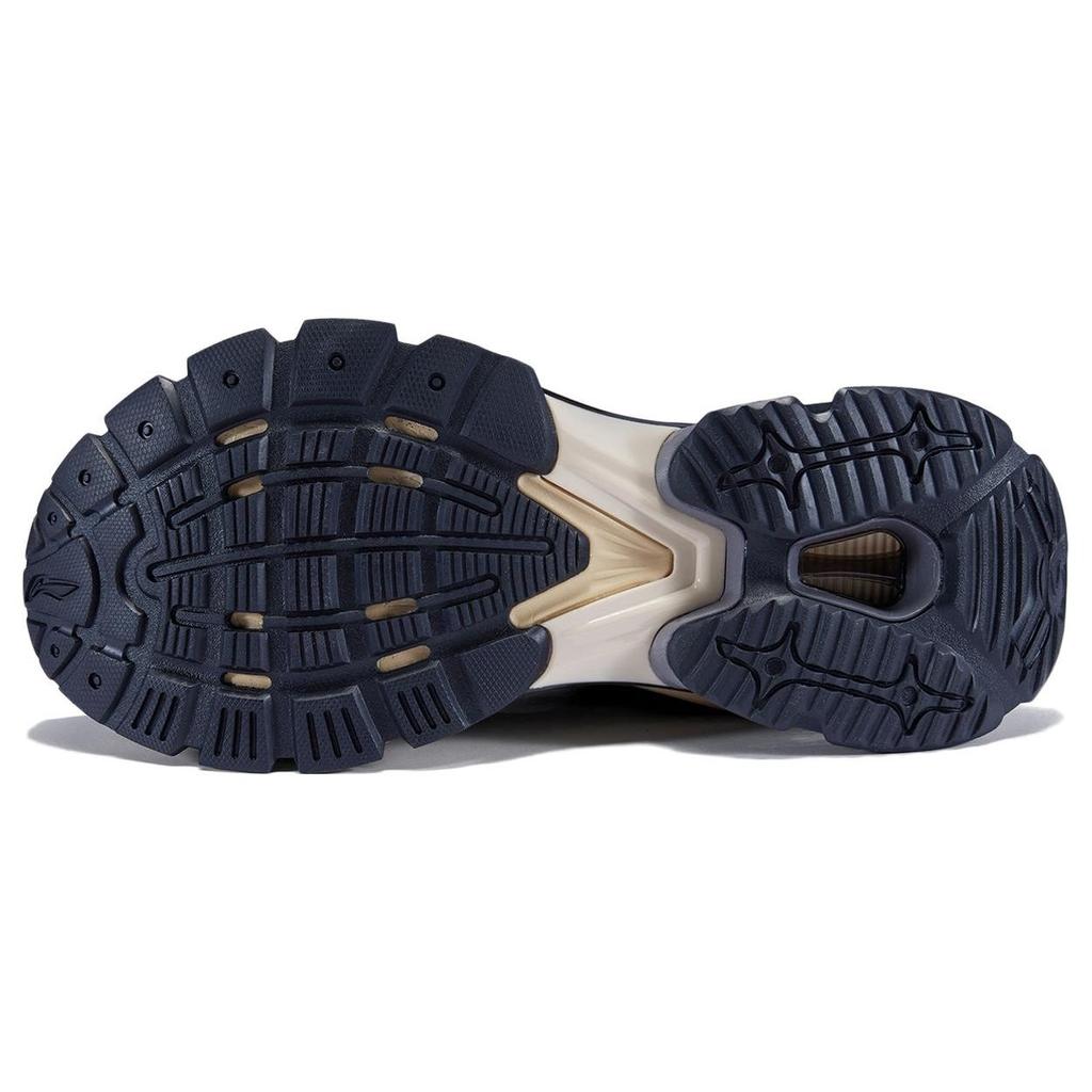 Li Ning Liejun Bow Comfortable Versatile Non-Slip Wear-Resistant Low-Top Running Shoes Men Running Shoes Gray AZGT067-1