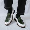 Fashion Fashion New Luxury Designer Men's Pointed Tassels Wedding Shoes Male Slip On Loafers Formal Dress Footwear Zapatos Hombre
