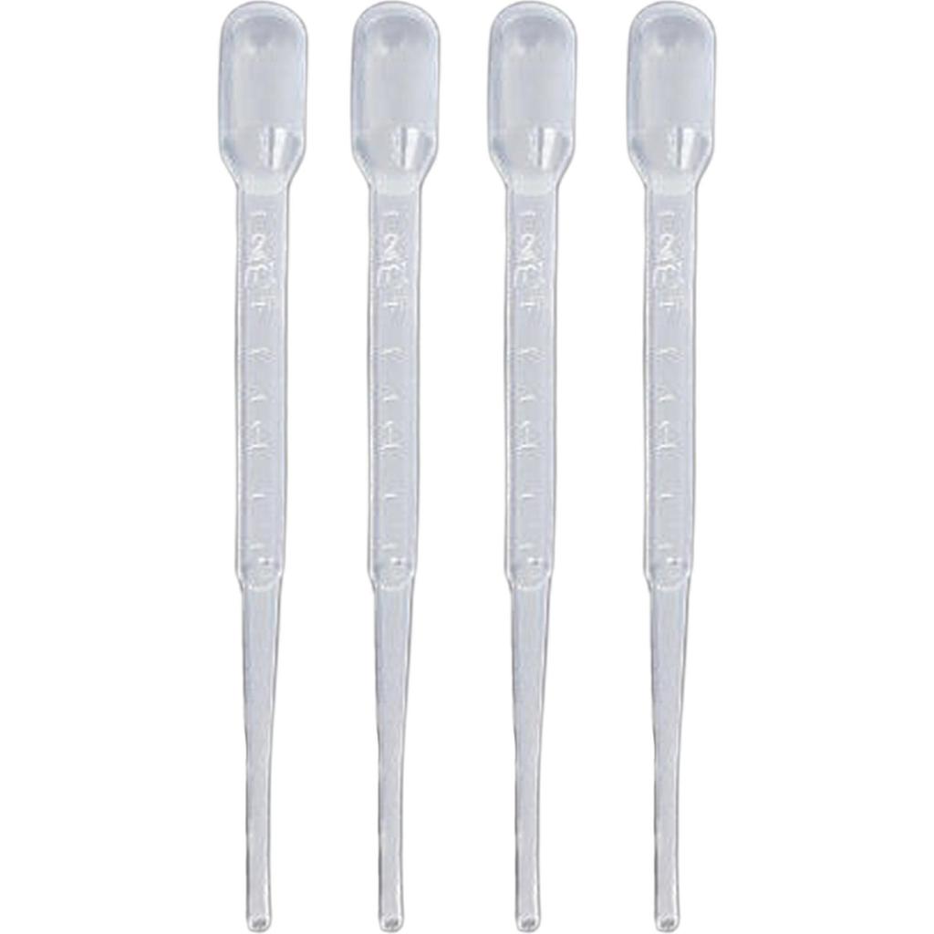 50pcs Graduated Pipettes Dropper Makeup Tools Disposable Transfer Pasteur Pipettes Clear Eye Dropper Experiment Supplies for Lab