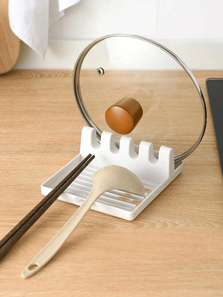 1pc Spoon/Spatula Holder, Utensil Rack, Versatile Kitchen Tool Organizer