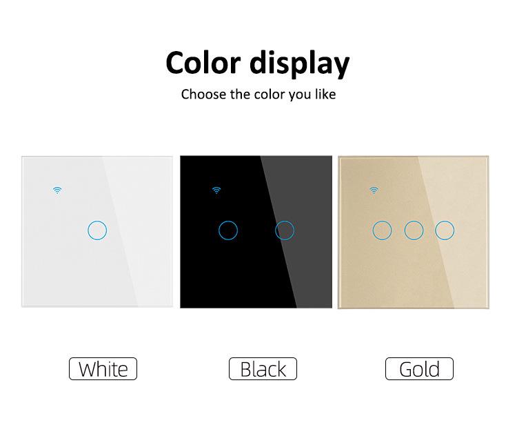 Tuya Graffiti Smart Touch Switch Panel, Alexa Compatible (EU/US/UK/AU)