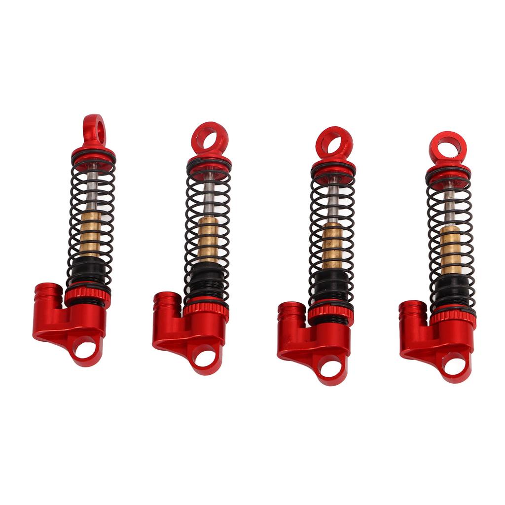 RC Shock Damper Aluminum Alloy High Elasticity CNC RC Threaded Tele Shock Absorber for FMS FCX24 1 18 1 24 RC Crawler