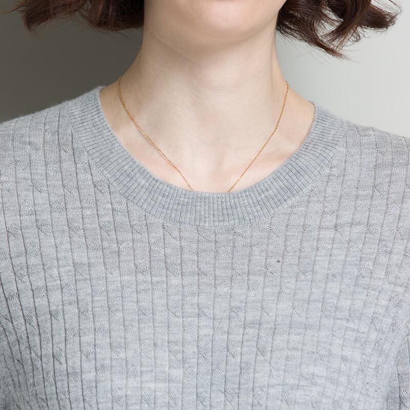 Hengyuanxiang Women's Ultra-Thin 68-Count Fine Spun Cashmere Sweater