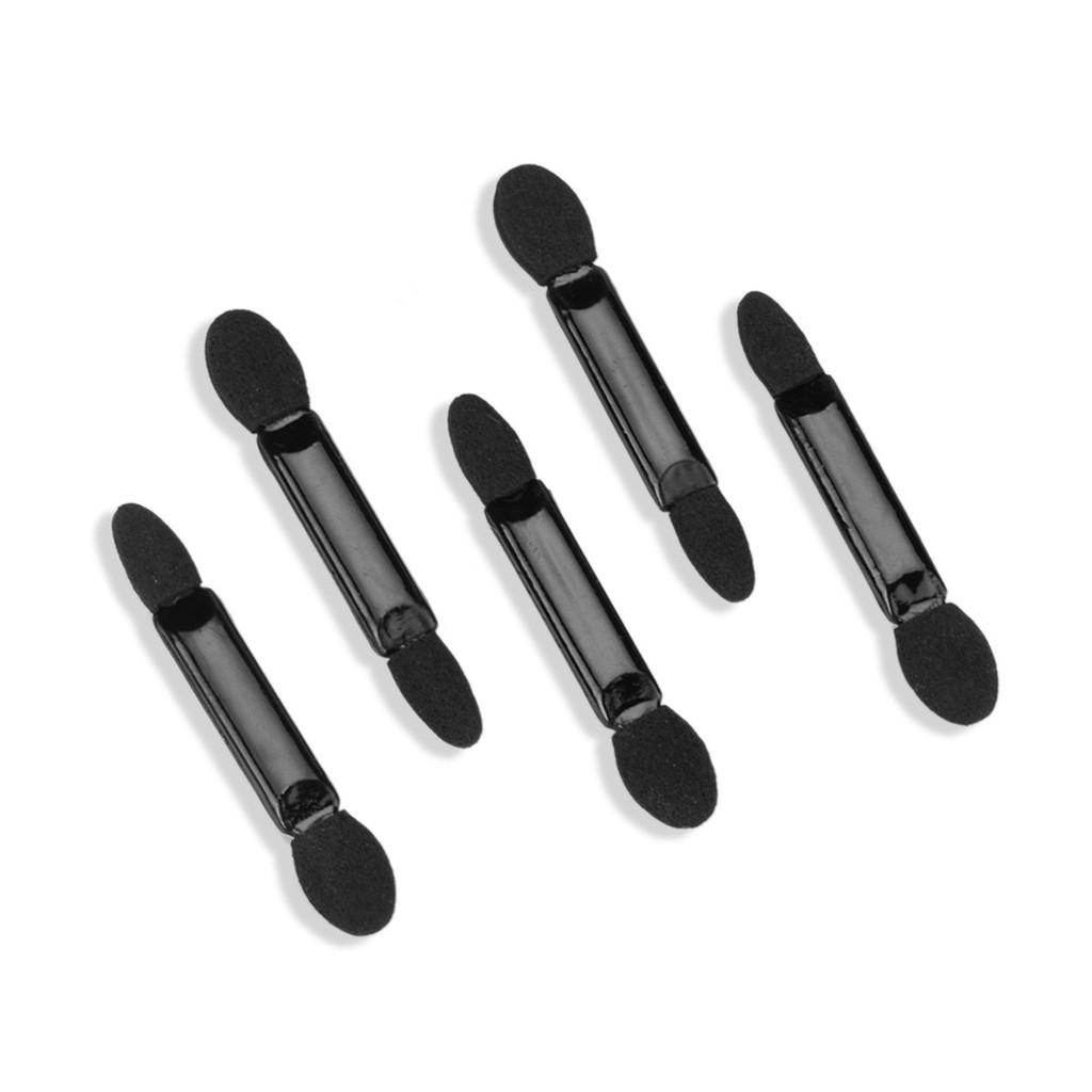 10ks Makeup Double-end Eye Shadow Eyeliner Brush Sponge Applicator Tool