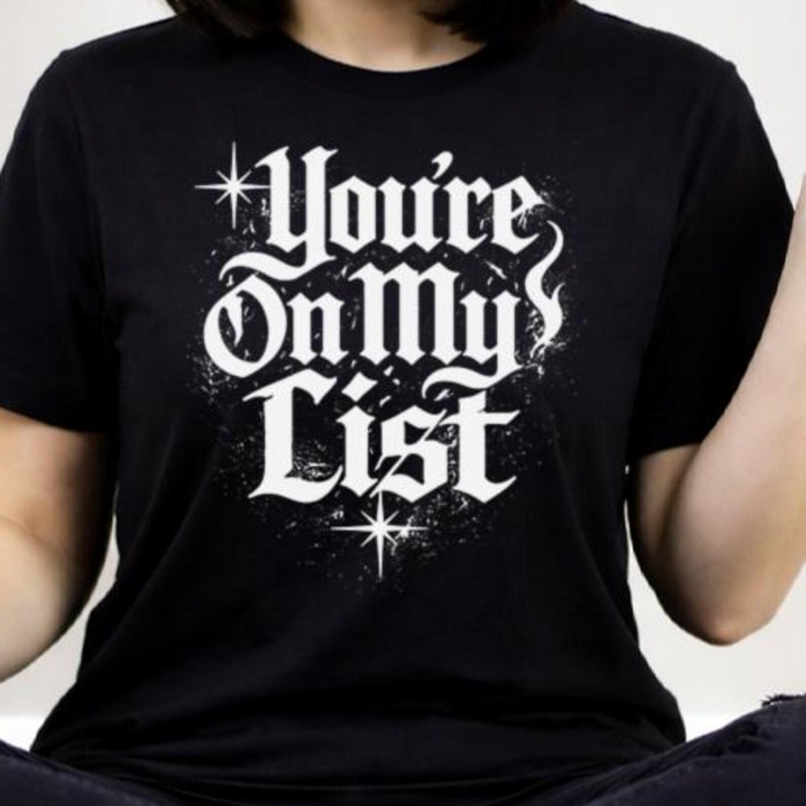 Gothic Shirt | Dark Humor Graphic Tee | Spooky Sarcastic T-Shirt S