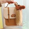 Year of the Horse Akhal-Teke White Horse Plush Keychain - Small Pendant Toy & New Year Gift