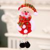 Christmas Tree Small Santa Cloth Pendant Toy
