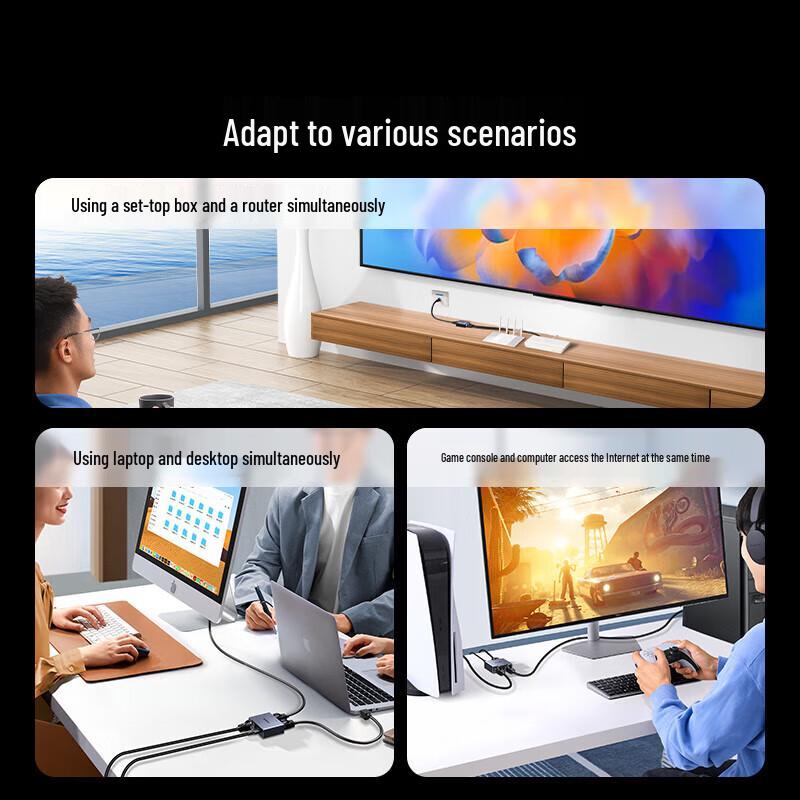 Ugreen Gigabit Ethernet Splitter
