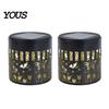 Rugged Outdoor Lighting Solar Wall Light, Hummingbird Butterfly Projection Lantern, Waterproof Decorative Lamp Garden Fence for Yard Patio Decor