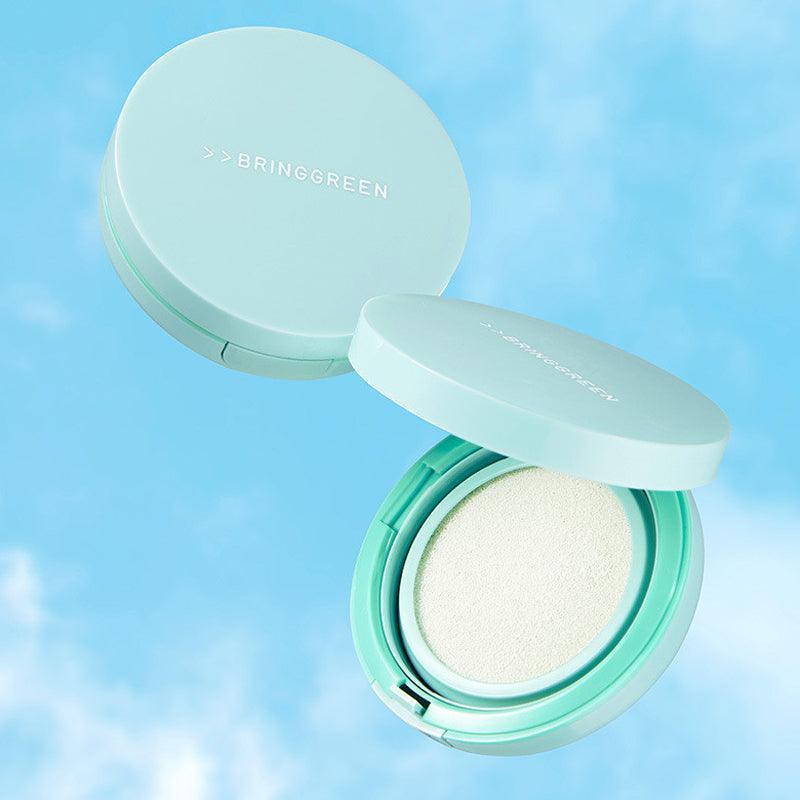 [BRING GREEN] Tea Tree Cica Tone-Up Sun Cushion SPF 50+ PA++++ 15g